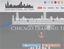 Tablet Screenshot of chicagodiamondtrio.com